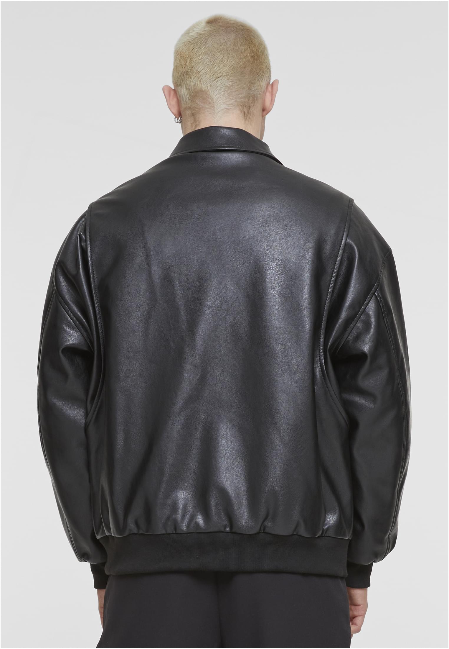 Synthetic Leather Blouson