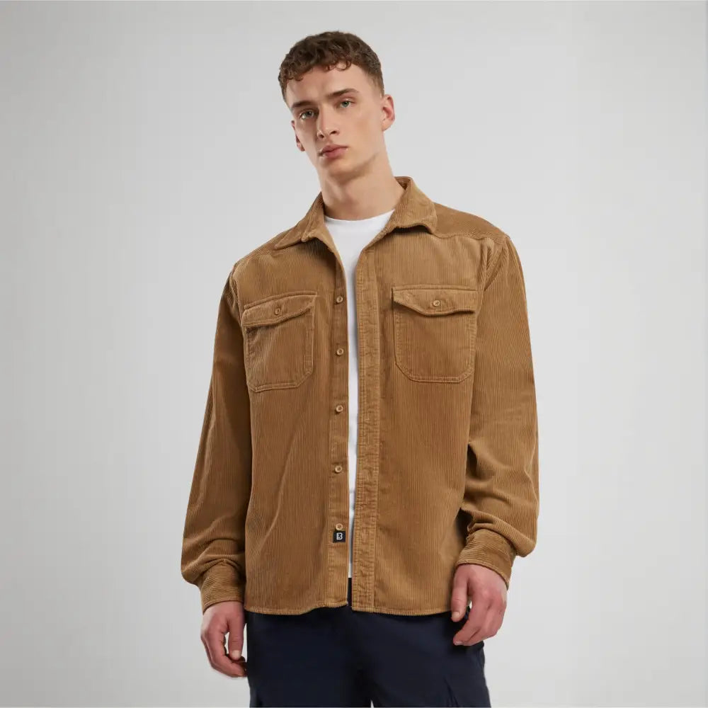 Corduroy Classic Shirt Long Sleeve - Brandit