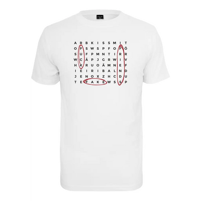 F*ck Fake Friends Crossword Tee T-shirt - Mister