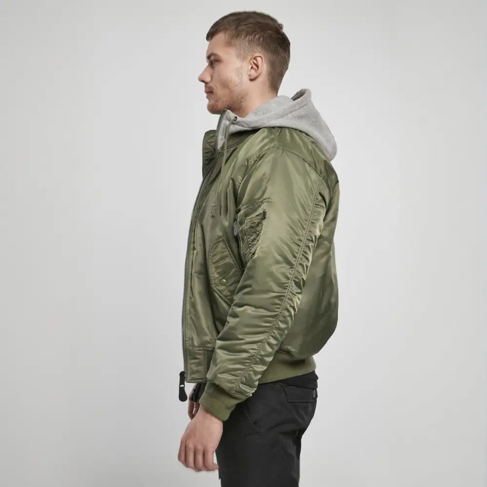 Hooded Ma1 Bomber Jacket Winter - Brandit